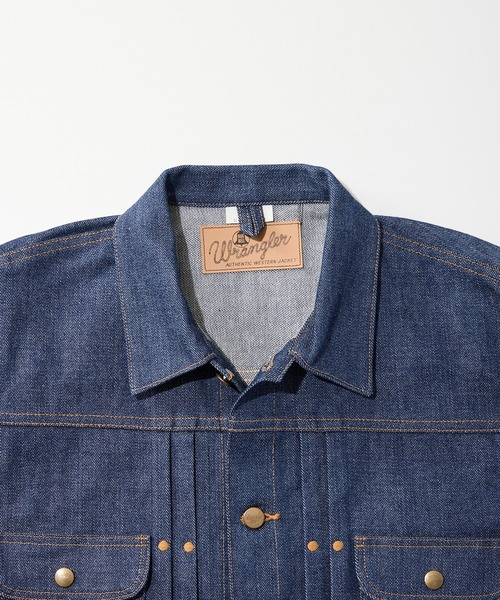 Lee(リー)の「Wrangler/ラングラー ARCHIVE 111MJ JACKET 1951 MODEL(デニムジャケット・メンズ・ノンウォッシュ・36/38/40/42/44)」の4枚目の写真