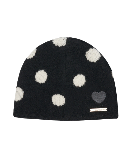 AMESWORLDWIDE(アメスワールドワイド)の「MOHAIR PATTERN BEANIE BLACK(ニットキャップ/ビーニー・レディース・その他・FREE)」の1枚目の写真
