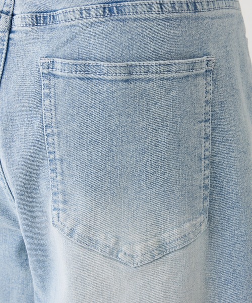 one after another NICE CLAUP(ワンアフターアナザーナイスクラップ)の「【S/Mサイズ展開】ウエスト調整/ビジュー付きストレッチデニムパンツ(デニムパンツ・レディース・ブルー/ブラック/ライトブルー・SMALL/MEDIUM/X-SMALL)」の16枚目の写真