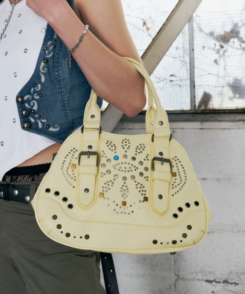DTYYPE（ドタイプ）の「スタッズオービットバッグ（ハンドバッグ・レディース・イエロー/ブラック/ブラウン・FREE）」の18枚目の写真