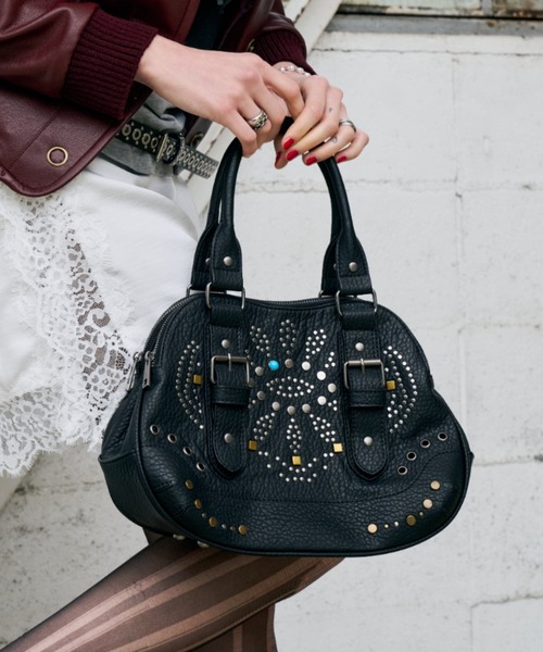 DTYYPE（ドタイプ）の「スタッズオービットバッグ（ハンドバッグ・レディース・イエロー/ブラック/ブラウン・FREE）」の12枚目の写真