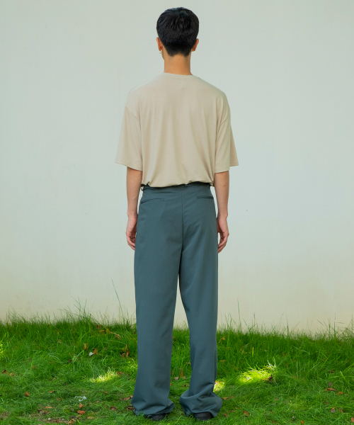 SIGNATURE（シグネチャ）の「ダブルタックワイドスラックス[グリーン]（スラックス・レディース・その他・S/M）」の13枚目の写真