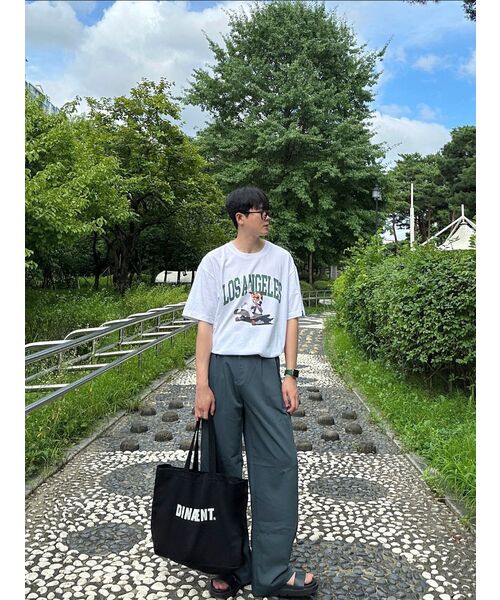 SIGNATURE（シグネチャ）の「ダブルタックワイドスラックス[グリーン]（スラックス・レディース・その他・S/M）」の18枚目の写真