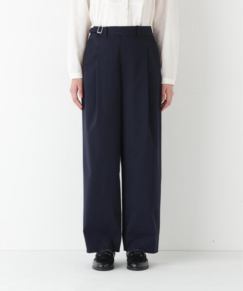human woman(ヒューマンウーマン)の「◆TRチェックタックワイドテーパードパンツ(その他パンツ・レディース・ダークインディゴブルー/ブラック系その他3・MEDIUM)」の7枚目の写真