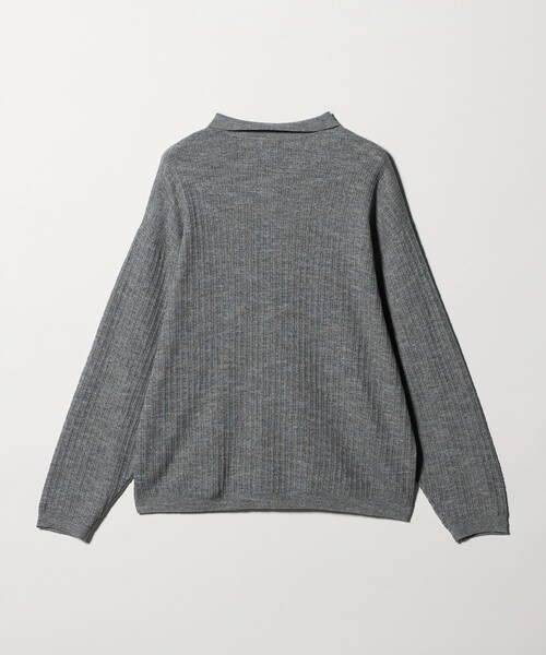 crepuscule(クレプスキュール)の「<crepuscule> PL CARDIGAN/カーディガン(カーディガン/ボレロ・メンズ・グレー系/ダークブラウン・2/1)」の14枚目の写真