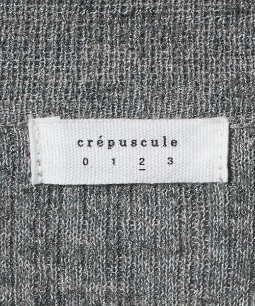 crepuscule(クレプスキュール)の「<crepuscule> PL CARDIGAN/カーディガン(カーディガン/ボレロ・メンズ・グレー系/ダークブラウン・2/1)」の4枚目の写真