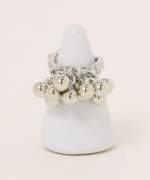 【Sonu jewelry（ソヌジュエリー）】ボールクラスタ　オープンリング　 son-ring-5-3【RBTS】