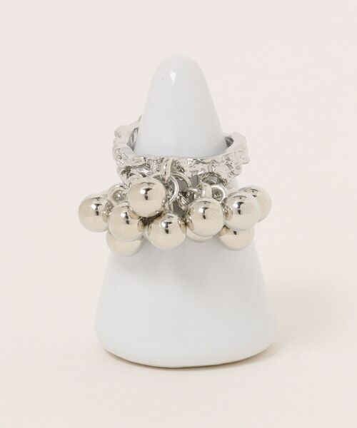 Burner(バーナー)の「【Sonu jewelry(ソヌジュエリー)】ボールクラスタ オープンリング son-ring-5-3【RBTS】(リング・レディース・ゴールド/シルバー・FREE)」の2枚目の写真