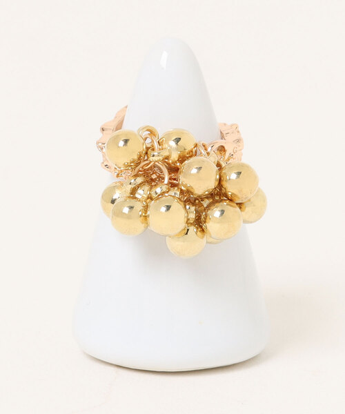 Burner(バーナー)の「【Sonu jewelry(ソヌジュエリー)】ボールクラスタ オープンリング son-ring-5-3【RBTS】(リング・レディース・ゴールド/シルバー・FREE)」の1枚目の写真