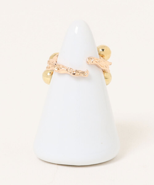 Burner(バーナー)の「【Sonu jewelry(ソヌジュエリー)】ボールクラスタ オープンリング son-ring-5-3【RBTS】(リング・レディース・ゴールド/シルバー・FREE)」の3枚目の写真
