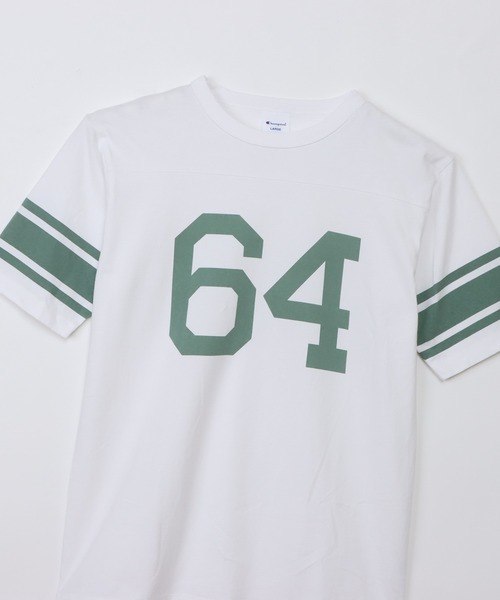 Champion(チャンピオン)の「【Champion/チャンピオン】メンズ ベーシック ショートスリーブフットボールTシャツ(Tシャツ/カットソー・メンズ・オートミール/ホワイト×グリーン/モカ/ブラック系その他/ホワイト×ブラック/ダークブルー・X-LARGE/MEDIUM/SMALL/LARGE)」の18枚目の写真