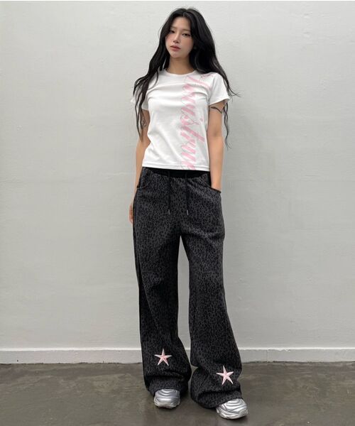 LUVISTRUE(ラヴイズトゥルー)の「IM ポケット トレーニングパンツ(チャコール)(スウェットパンツ・レディース・ネイビー/チャコール・FREE)」の12枚目の写真