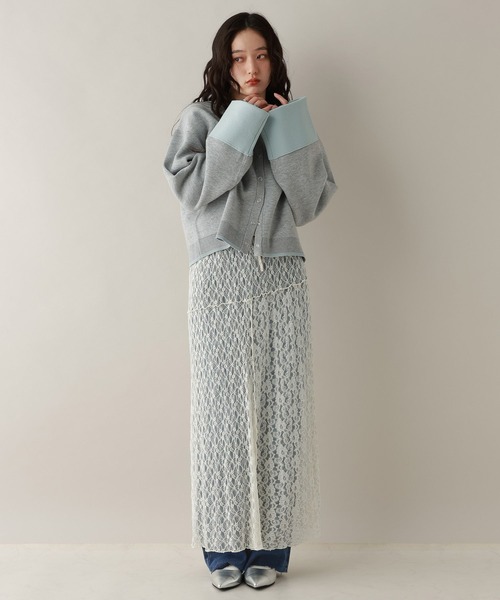 RAGEBLUE（レイジブルー）の「カットオフストレートデニムパンツ（デニムパンツ・レディース・ブルー・MEDIUM/LARGE）」の6枚目の写真