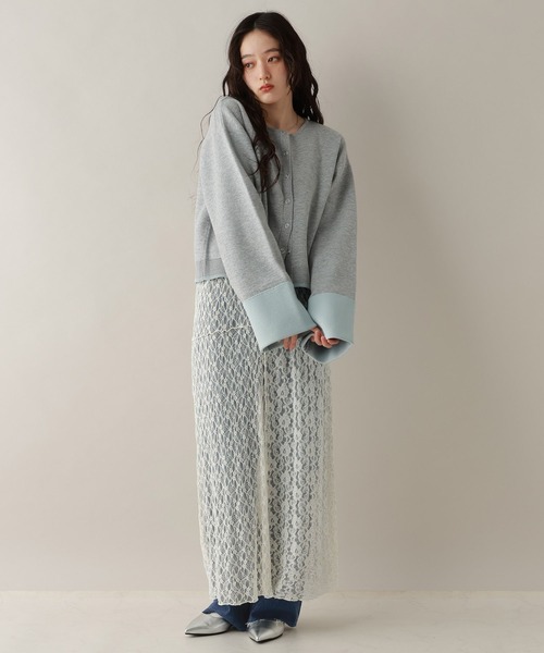 RAGEBLUE（レイジブルー）の「カットオフストレートデニムパンツ（デニムパンツ・レディース・ブルー・MEDIUM/LARGE）」の7枚目の写真