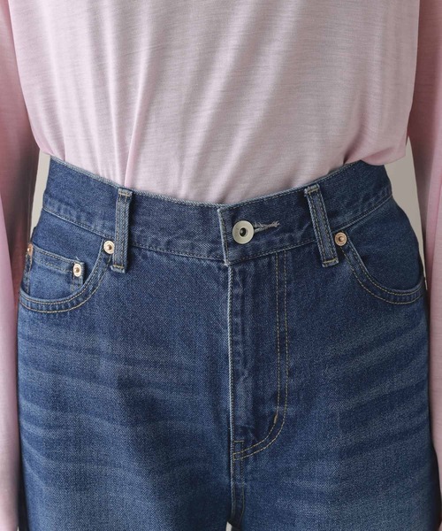 RAGEBLUE（レイジブルー）の「カットオフストレートデニムパンツ（デニムパンツ・レディース・ブルー・MEDIUM/LARGE）」の13枚目の写真