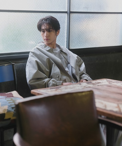 Confirm（コンファーム）の「Peach Brushed Studded Blouson / ピーチ起毛スタッズブルゾン メンズ レディース ユニセックス 【Confirm】（ブルゾン・メンズ・ブラック/カーキ/グレー/ラベンダー・M/L）」の11枚目の写真