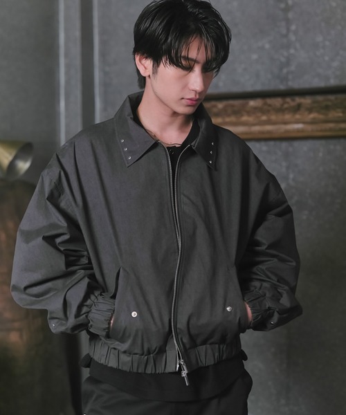 K*！様 unisex padding blouson / ユニセックスパディン DESCENDANT/BURNS PADDING JACKET (BLACK)