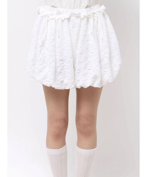 merry jenny（メリージェニー）の「くしゅっとレースかぼちゃパンツ（その他パンツ・レディース・オフホワイト/ネイビー・FREE）」の11枚目の写真