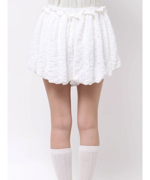 merry jenny（メリージェニー）の「くしゅっとレースかぼちゃパンツ（その他パンツ・レディース・オフホワイト/ネイビー・FREE）」の9枚目の写真