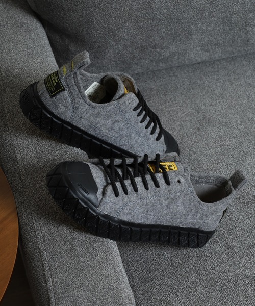 PALLADIUM(パラディウム)の「PALLA ACE LO MERINO パラ エース ロー メリノ 厚底スニーカー(スニーカー・メンズ・グレー/ブラック/グリーン×ピンク・23.5cm/22.5cm/28cm/27.5cm/27cm/26.5cm/25cm/24cm/24.5cm/29cm/26cm/25.5cm)」の11枚目の写真