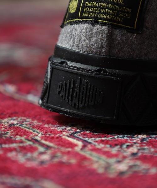 PALLADIUM(パラディウム)の「PALLA ACE LO MERINO パラ エース ロー メリノ 厚底スニーカー(スニーカー・メンズ・グレー/ブラック/グリーン×ピンク・23.5cm/22.5cm/28cm/27.5cm/27cm/26.5cm/25cm/24cm/24.5cm/29cm/26cm/25.5cm)」の19枚目の写真