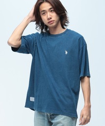 U.S. POLO ASSN. (ユーエスポロアッスン) Tシャツ クルーネック オーバーシャツ コットン PLM61208