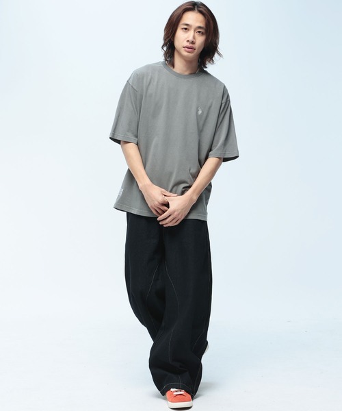 U.S. POLO ASSN.(ユーエスポロアッスン)の「U.S. POLO ASSN. (ユーエスポロアッスン) Tシャツ クルーネック オーバーシャツ コットン PLM61208(Tシャツ/カットソー・メンズ・アイボリー/ブルー/グレー/ピンク/ダークブルー・LL/M/L)」の7枚目の写真