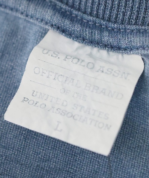 U.S. POLO ASSN.(ユーエスポロアッスン)の「U.S. POLO ASSN. (ユーエスポロアッスン) Tシャツ クルーネック オーバーシャツ コットン PLM61208(Tシャツ/カットソー・メンズ・アイボリー/ブルー/グレー/ピンク/ダークブルー・LL/M/L)」の22枚目の写真