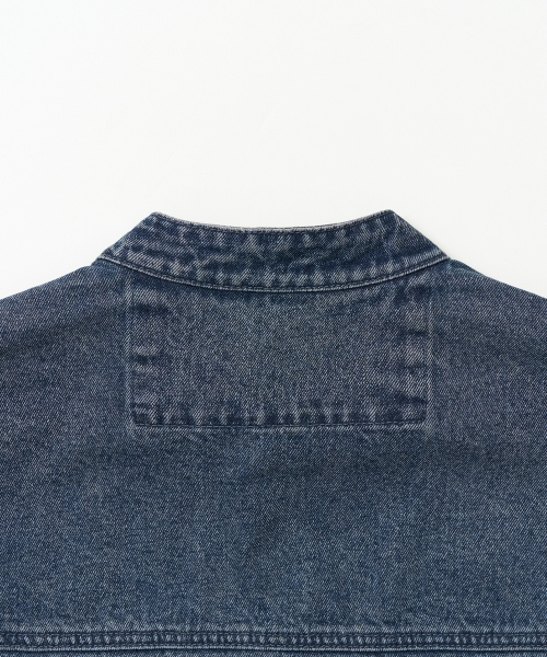 EXCONTAINER(エックスコンテナ)の「クロップフィールドデニムジャケット (WASHED INDIGO)(デニムジャケット・メンズ・その他・MEDIUM/LARGE/X-LARGE)」の13枚目の写真