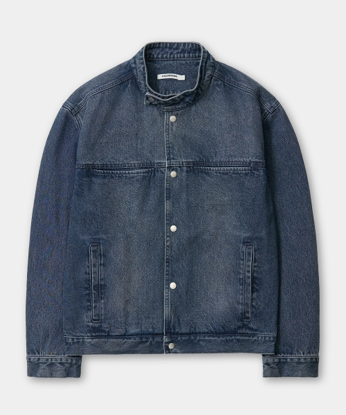 EXCONTAINER(エックスコンテナ)の「クロップフィールドデニムジャケット (WASHED INDIGO)(デニムジャケット・メンズ・その他・MEDIUM/LARGE/X-LARGE)」の5枚目の写真