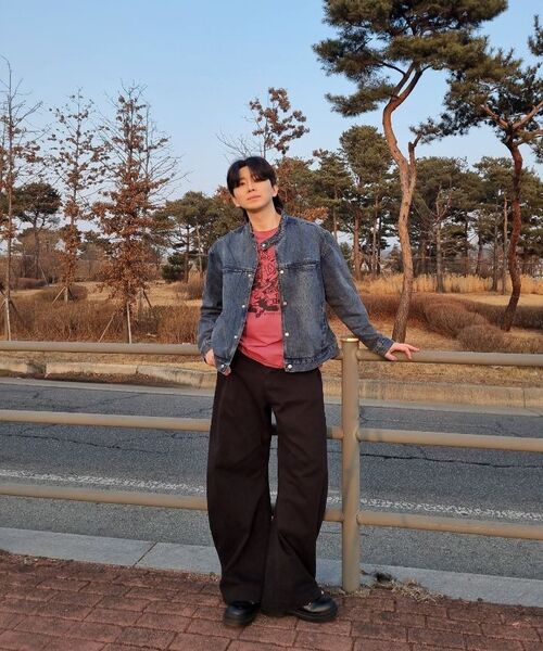 EXCONTAINER(エックスコンテナ)の「クロップフィールドデニムジャケット (WASHED INDIGO)(デニムジャケット・メンズ・その他・MEDIUM/LARGE/X-LARGE)」の10枚目の写真