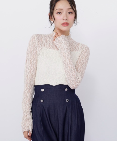 JILL by JILL STUART(ジルバイジルスチュアート)の「パイピングスラックス(その他パンツ・レディース・ネイビー/グレー・MEDIUM/SMALL)」の20枚目の写真