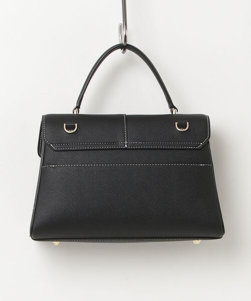 artemis by DIANA（アルテミスバイダイアナ）の「ショルダーベルト付属　2WAYスクエアハンドバッグ（ハンドバッグ・レディース・ブラック/アイボリー/ダークベージュ・FREE）」の12枚目の写真