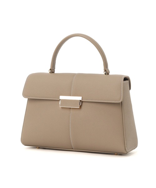 artemis by DIANA（アルテミスバイダイアナ）の「ショルダーベルト付属　2WAYスクエアハンドバッグ（ハンドバッグ・レディース・ブラック/アイボリー/ダークベージュ・FREE）」の8枚目の写真