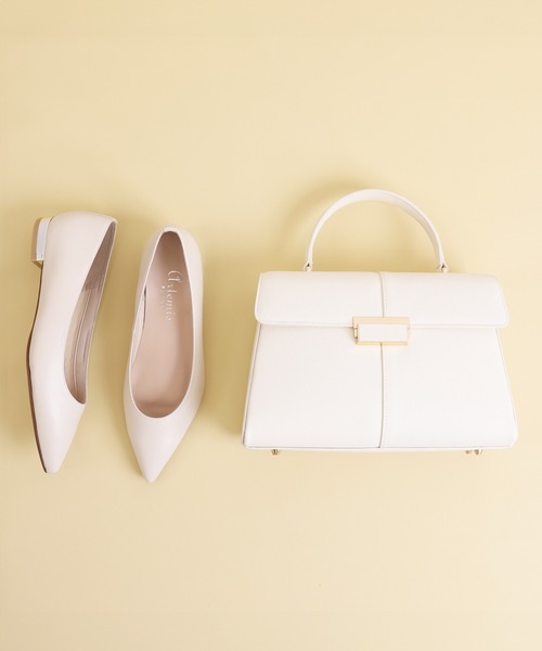 artemis by DIANA（アルテミスバイダイアナ）の「ショルダーベルト付属　2WAYスクエアハンドバッグ（ハンドバッグ・レディース・ブラック/アイボリー/ダークベージュ・FREE）」の17枚目の写真