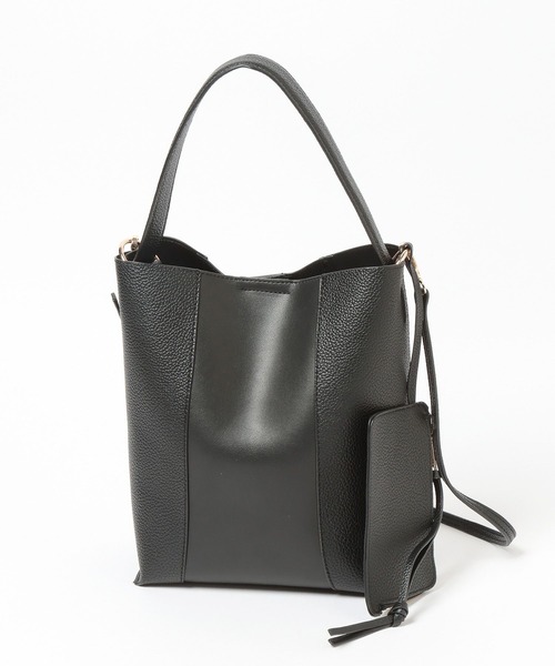 Andemiu（アンデミュウ）の「ポーチツキワンショルダーBAG639654（ショルダーバッグ・レディース・ブラック/アイボリー/チョコ/ピンク・FREE）」の7枚目の写真