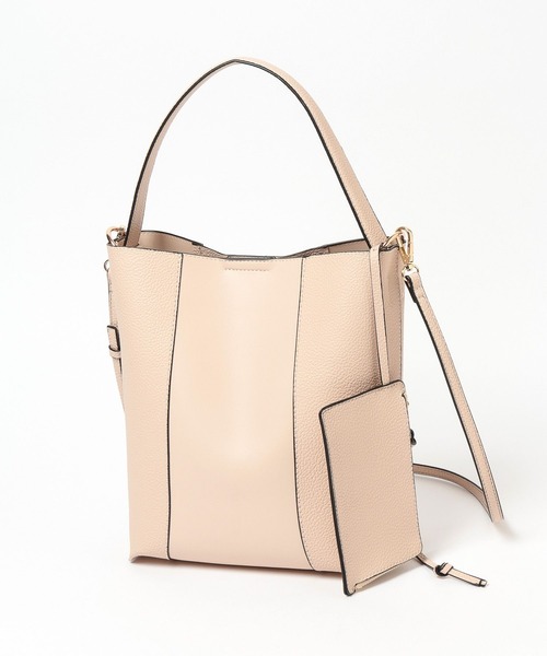 Andemiu（アンデミュウ）の「ポーチツキワンショルダーBAG639654（ショルダーバッグ・レディース・ブラック/アイボリー/チョコ/ピンク・FREE）」の8枚目の写真