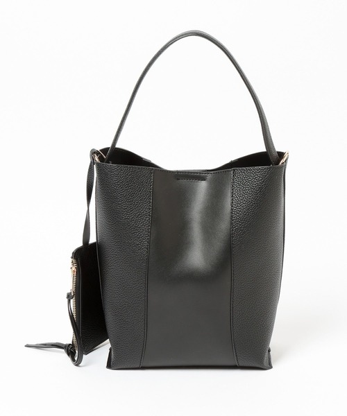 Andemiu（アンデミュウ）の「ポーチツキワンショルダーBAG639654（ショルダーバッグ・レディース・ブラック/アイボリー/チョコ/ピンク・FREE）」の12枚目の写真