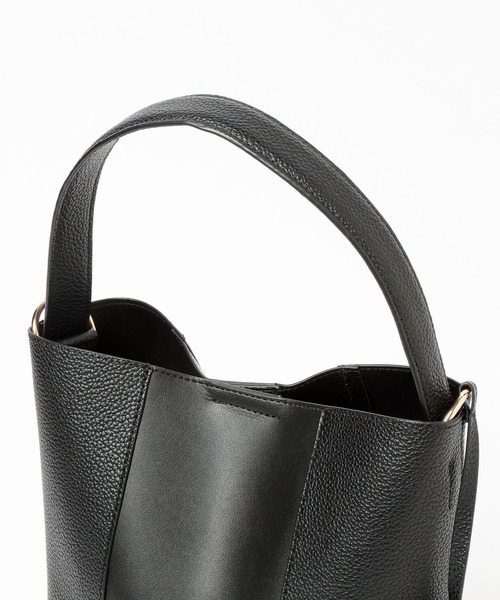 Andemiu（アンデミュウ）の「ポーチツキワンショルダーBAG639654（ショルダーバッグ・レディース・ブラック/アイボリー/チョコ/ピンク・FREE）」の14枚目の写真