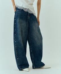 DRWCYS | サイドスタッズカーブデニム(デニムパンツ)