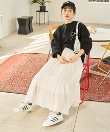 FREAK'S STORE（フリークスストア）の「限定展開　インド ティアード 切り替え スカート（スカート）」