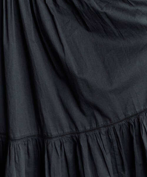 FREAK'S STORE（フリークスストア）の「限定展開　インド ティアード 切り替え スカート（スカート・レディース・ライトグレー/ブラウン/オフホワイト/ブラック/コーラルピンク・SMALL/MEDIUM）」の11枚目の写真