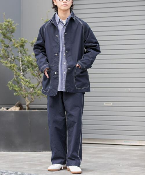 FORK&SPOON（フォークアンドスプーン）の「FORK&SPOON　PEダックペインターパンツ（その他パンツ・メンズ・アイボリー/ネイビー・5/4）」の12枚目の写真