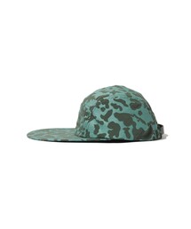 BEAMS PLUS | 5 Panel Long Bill Nylon Rip stop Animal Camo Reflector Print(キャップ)