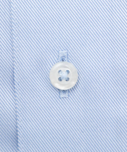 TOKYO SHIRTS（トウキョウシャツ）の「形態安定ノンアイロン ワイド 長袖ビジネスワイシャツ（ビジネスシャツ・メンズ・ブルー・首回り37cm-裄丈80cm/首回り39cm-裄丈80cm/首回り39cm-裄丈84cm/首回り41cm-裄丈82cm/首回り41cm-裄丈86cm/首回り42cm-裄丈82cm/首回り42cm-裄丈86cm/首回り43cm-裄丈82cm/首回り43cm-裄丈86cm/首回り37cm-裄丈84cm）」の5枚目の写真