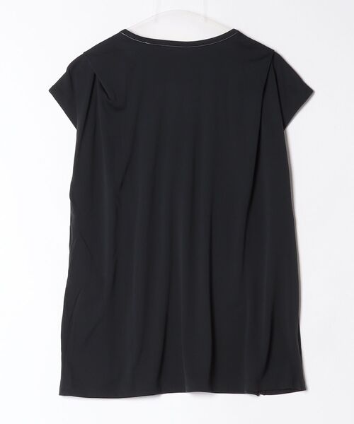 adidas(アディダス)の「ソフトリュクス ブラック ダブルニット ルーズフィット ノースリーブ トップス / アディダス adidas(Tシャツ/カットソー・レディース・ブラック・XX-LARGE/LARGE/MEDIUM/SMALL/X-LARGE)」の6枚目の写真