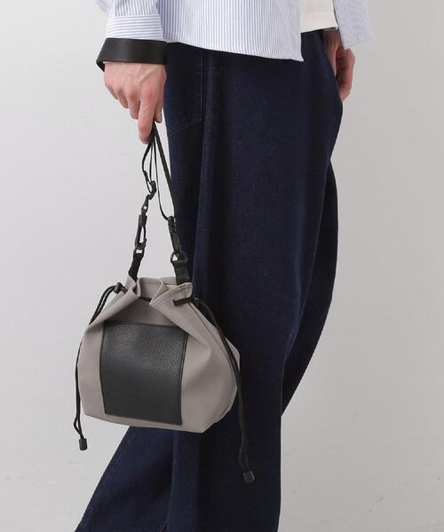 THE SHOP TK (ザ ショップ ティーケー )の「【TO GO SHEEP】巾着ショルダーバッグ(ショルダーバッグ・メンズ・ナチュラル/ブラック・00)」の7枚目の写真
