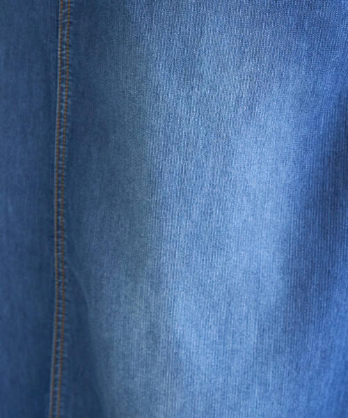 FREAK'S STORE(フリークスストア)の「限定展開 冷感 デニム クライミングスカート (冷感・吸水速乾)(デニムスカート・レディース・ブルー/グレー/ブラック/ネイビー・MEDIUM/SMALL)」の13枚目の写真