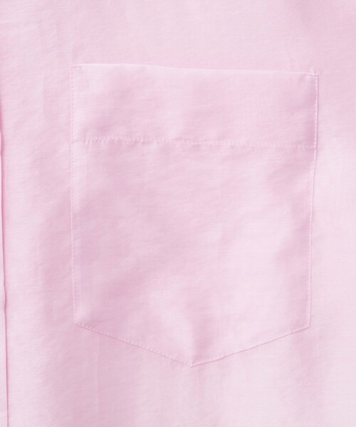 NOLLEY’S（ノーリーズ）の「ウォッシャブルセルロースシルクシアーシャツ（シャツ/ブラウス・レディース・ネイビー/ライトグレー/ベビーピンク・FREE）」の11枚目の写真