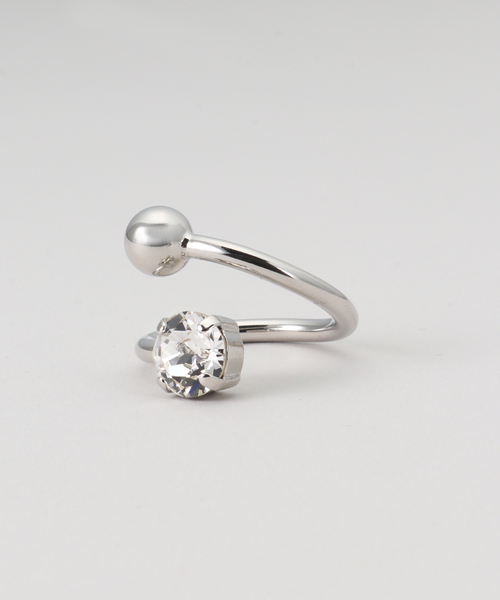 JUSTINE CLENQUET(ジュスティーヌクランケ)の「【JUSTINE CLENQUET/ジャスティーヌ クランケ】MAISIE RING(ネックレス・レディース・シルバー・FREE)」の1枚目の写真